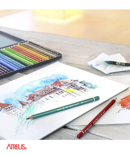 مداد آبرنگی 60 رنگ فابرکاستل آلبرشت دورر Faber-Castell albrecht durer