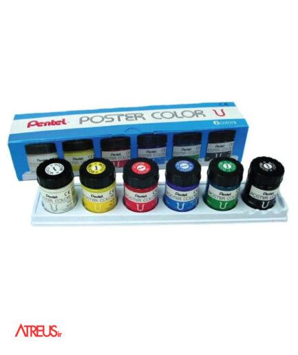 گواش 6 رنگ پنتل Pentel
