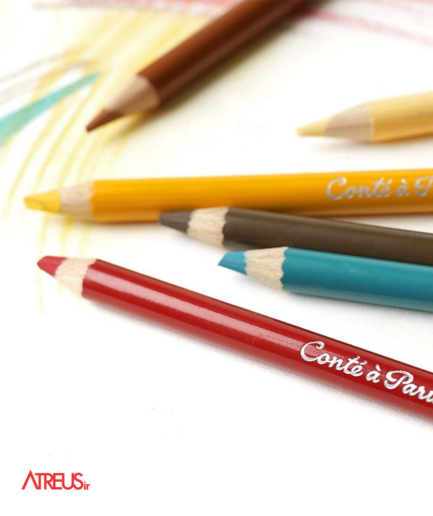 مداد پاستل 48 رنگ کنته پاریس Conte a Paris Pastel Pencils