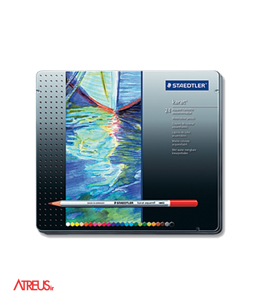 مداد رنگی آبرنگی 24 Karat Staedtler