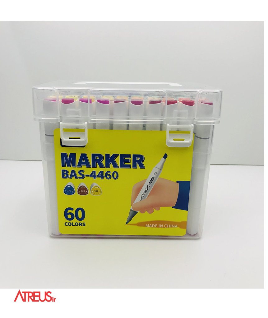 ماژیک راندو دو سر بیسیک 48 رنگ