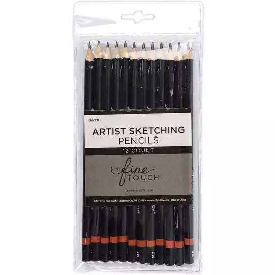 مداد طراحی 12عددی فاین تاچ SKETCHING PENCILS FINE TOUCH
