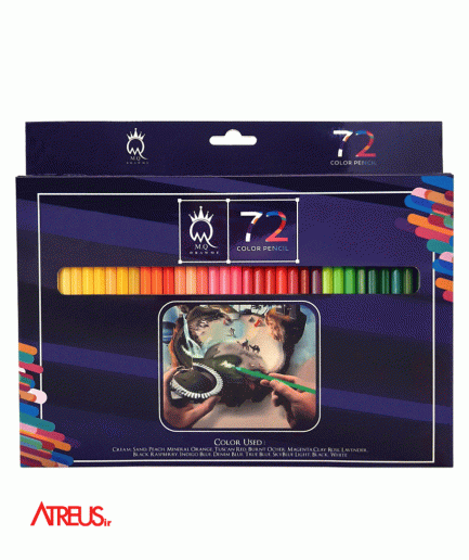 مداد رنگی 72رنگ ام کیو MQ