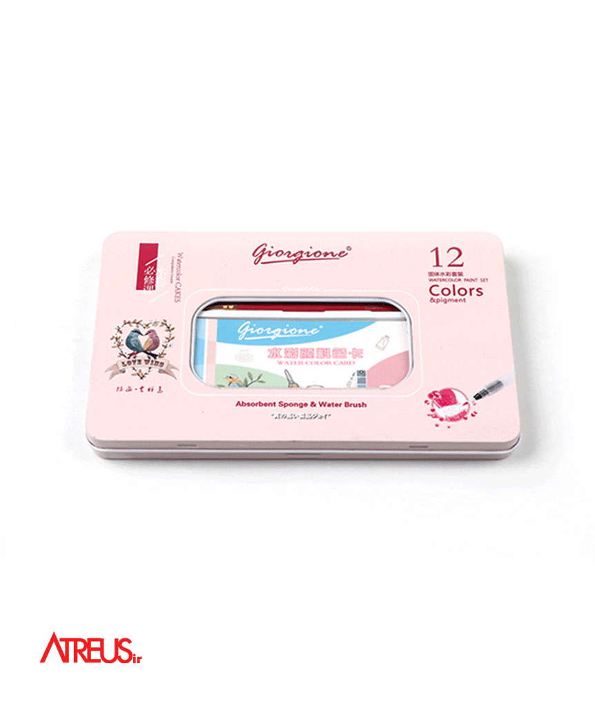 آّبرنگ 12 رنگ giorgione