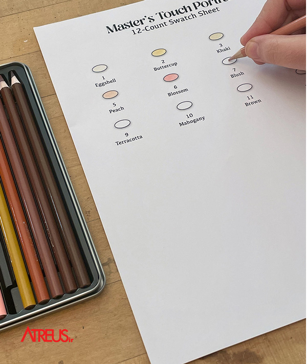 مداد رنگی پرتره Master’s Touch