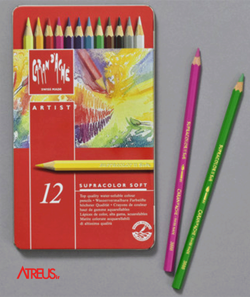 مدادرنگی آبرنگی 12رنگ کرن داش