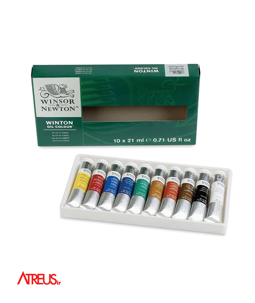 رنگ روغن 21میل وینزور 10رنگ Winsor