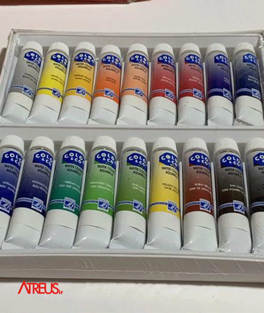 آبرنگ 18 رنگ