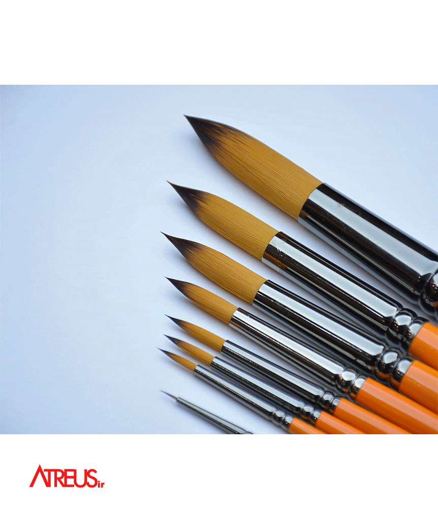 قلم مو گرد رزآرت 2122 شماره12