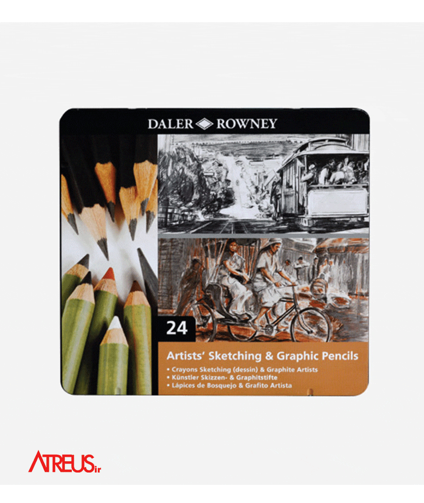 ست زغال رنگی دالر رونی