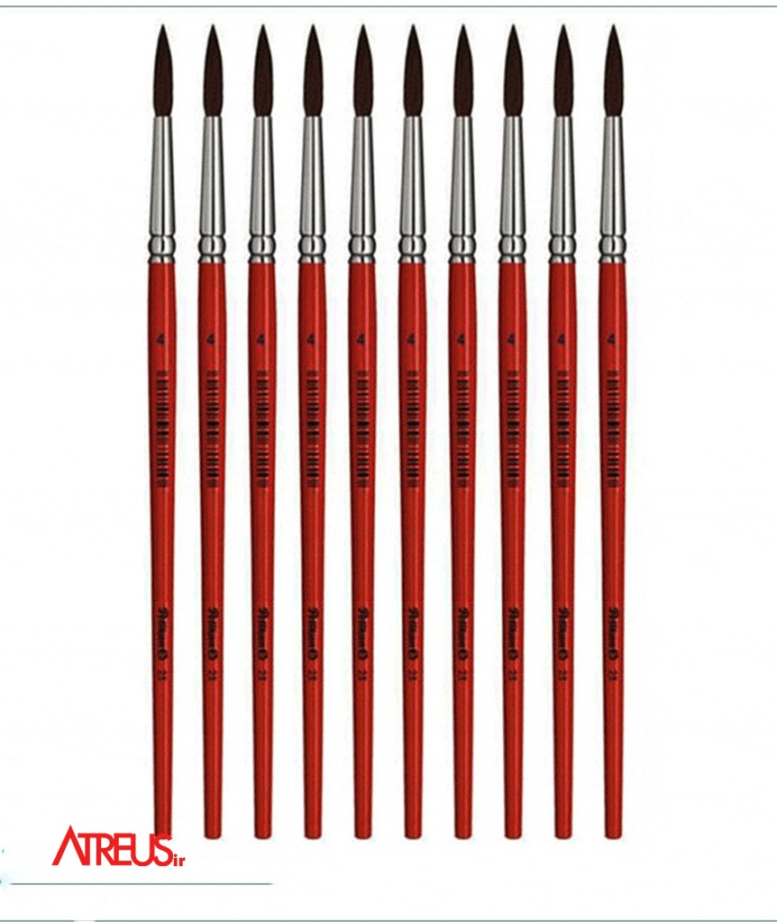 قلم مو موی طبیعی سمور پلیکان شماره 4