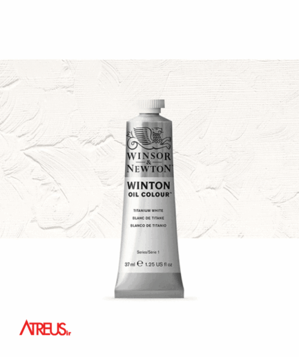 رنگ روغن وینزور37میل TITANIUM WHITE