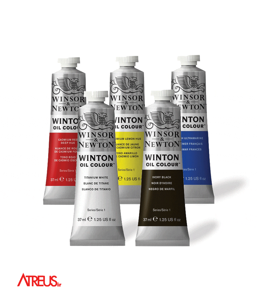 رنگ روغن وینزور37میل TITANIUM WHITE