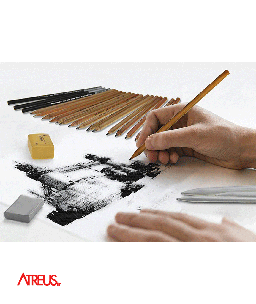 ست زغال رنگی دالر رونی