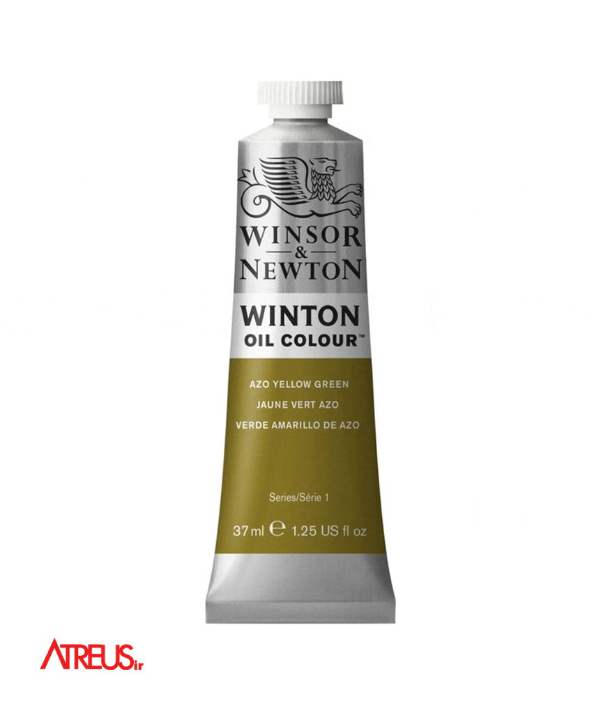 رنگ روغن وینزور37میل AZO YELLOW GREEN