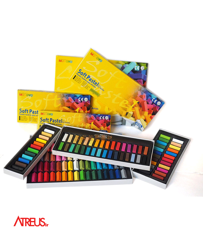 پاستل گچی مونگیو 12رنگ