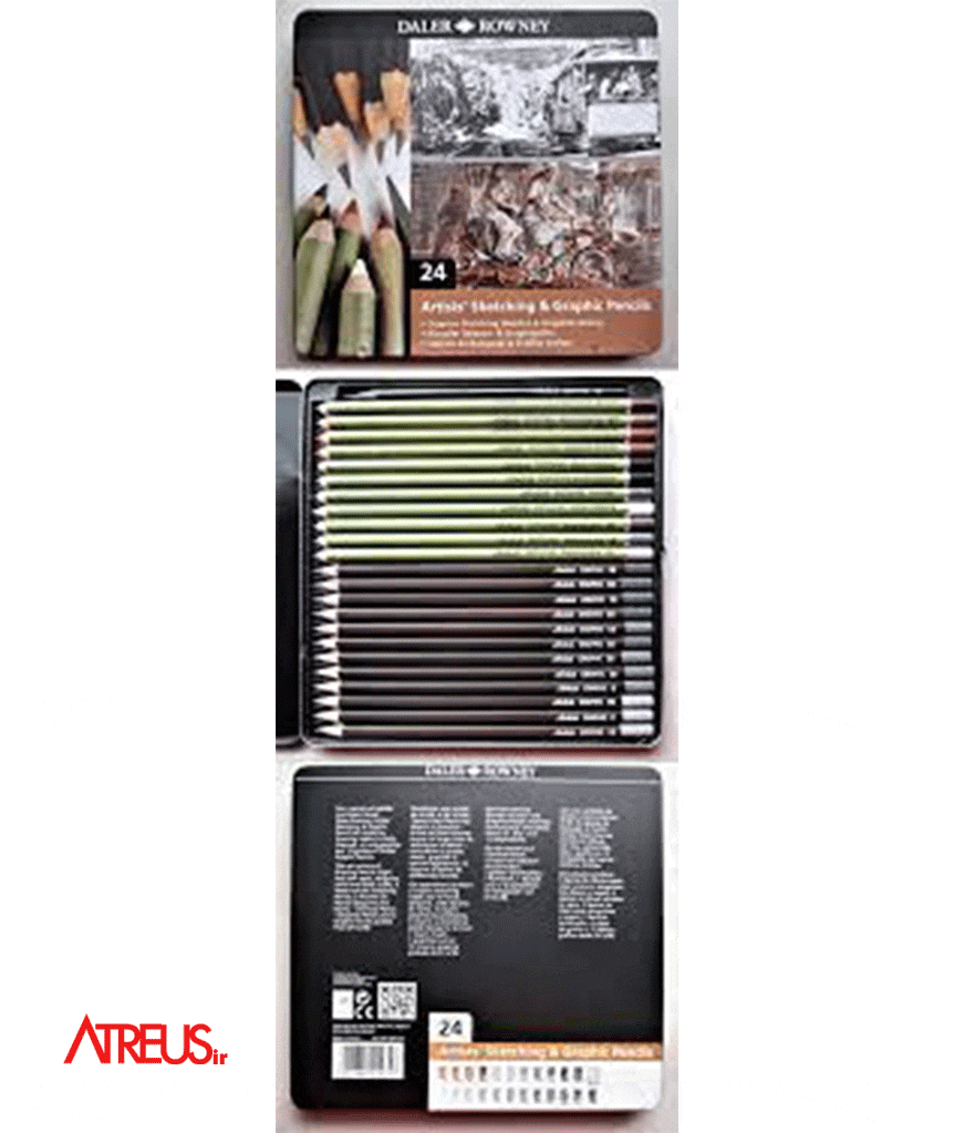 ست زغال رنگی دالر رونی