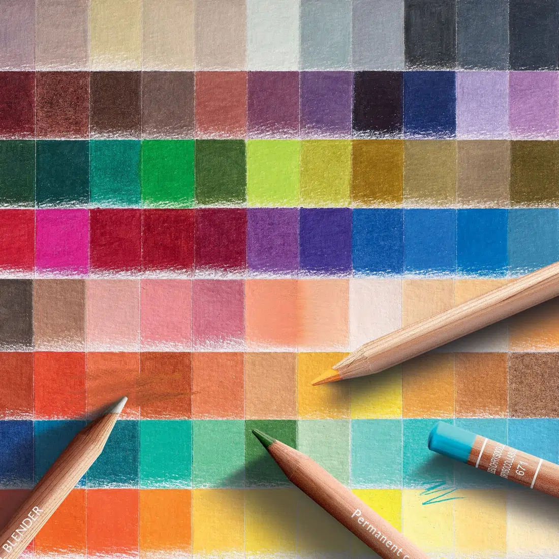 مداد رنگی کرن داش Caran d'ache luminance 76