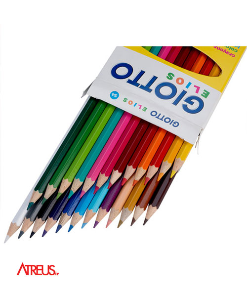 مداد رنگی کرایونی جیوتو Giotto Elios 12