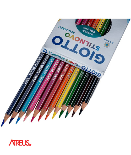 مداد رنگی پاستلی آبرنگی جیوتوGiotto Stilnovo12
