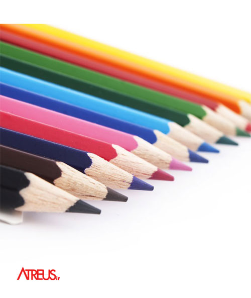 مداد رنگی کرایونی جیوتو Giotto Elios 12