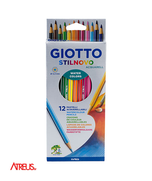  مداد رنگی پاستلی آبرنگی جیوتوGiotto Stilnovo12