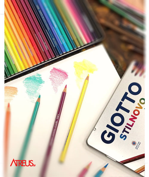 مداد رنگی پاستلی آبرنگی جیوتوGiotto Stilnovo12