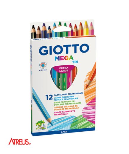 مداد رنگی بدنه بزرگ جیوتو Giott Mega