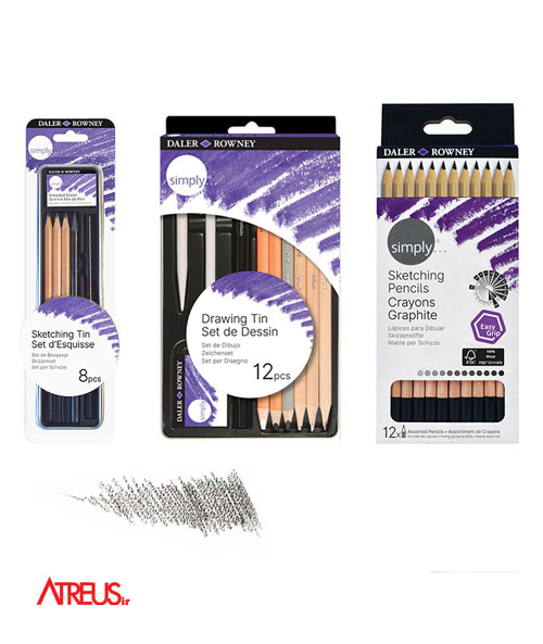 ست طراحی گرافیت دالر رونی Daler Rowney 8