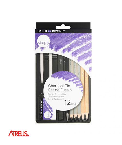 ست طراحی زغالی دالر رونی