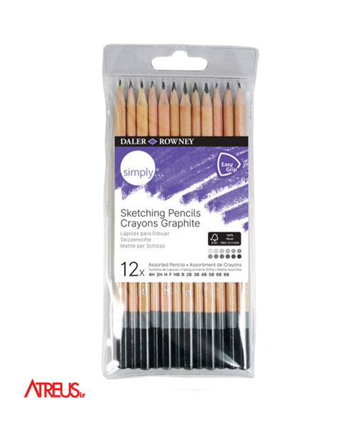 ست مداد طراحی مومی دالر رونی