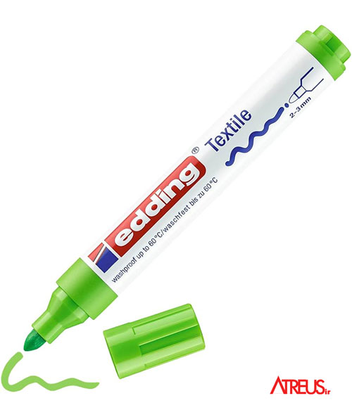 ماژیک پارچه بنفش روشن 4500 edding textile