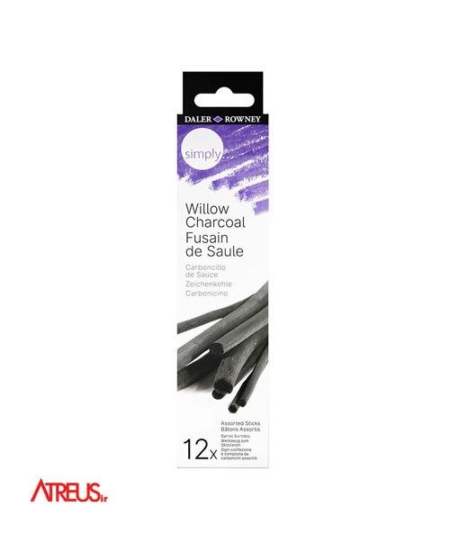 زغال DALER ROWNEY 12