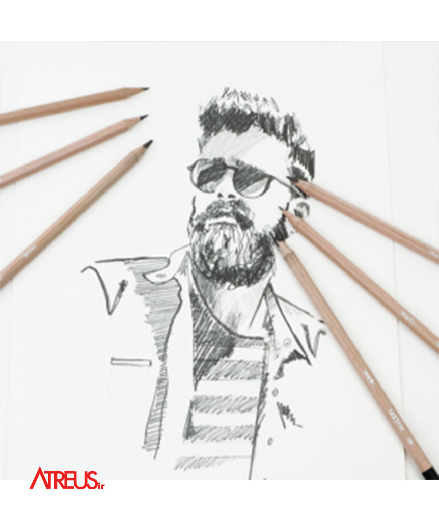 ست مداد طراحی مومی دالر رونی