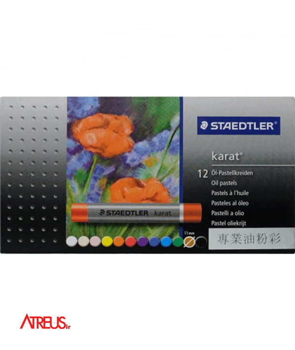 پاستل روغنی استدلر 12 رنگ