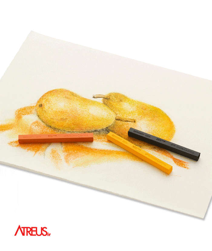 پاستل 12 رنگ فابرکاستل Faber Castell Polychromos