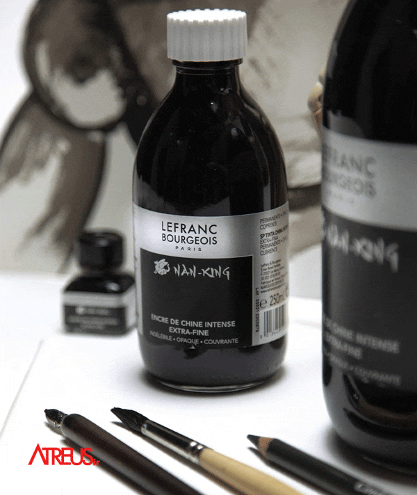 جوهر حرفه ای طراحی L&B Drawing Ink 250ml Carmin