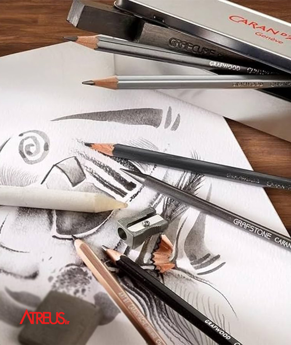 شمش خالص سنگ گرافیت کرنداش Caran d’Ache HB