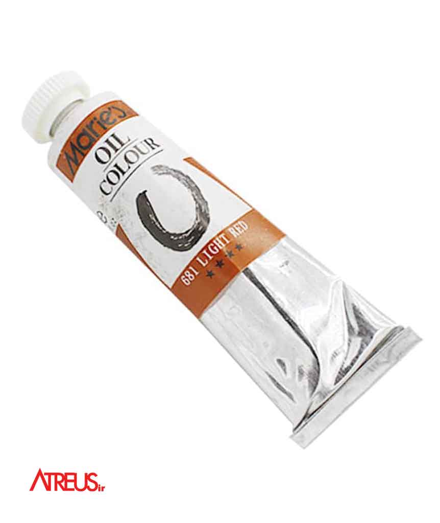رنگ روغن 50Ml ماریس 681 Maries LIGHT RED