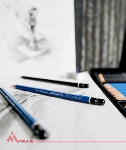 ست ۲۴ تایی مداد طراحی لوموگراف استدلر Staedtler Mars Lumograph 24